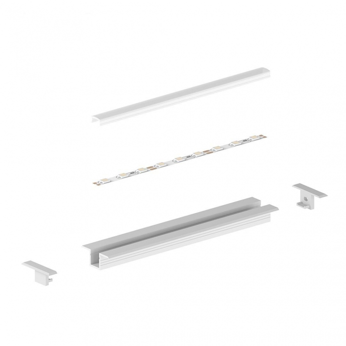 Profile LED P6-4 Aluminiu Negru 2M [4]