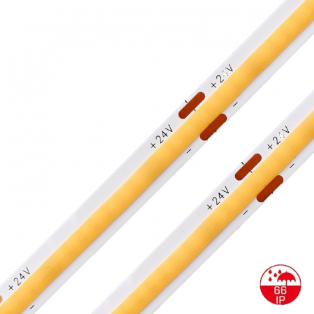 COB LED szalag - COB LED szalag 320 LED/m • 24V • 8W • 2700K • IP66 • 750 lm • 8,3 mm