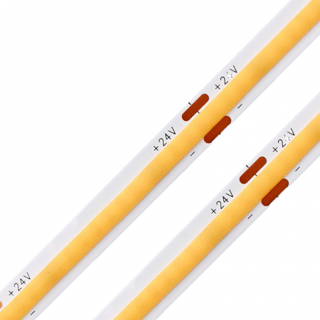 COB LED szalag - Banda LED COB 320LED/M • 12V • 8W • 6000K • IP20 • 800lm • 8mm