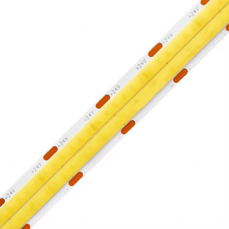 COB LED szalag - Banda LED COB 600LED/M • 24V • 24W • 6000K • IP20 • 2000lm • 12mm
