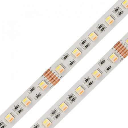 LED szalag RGBCCT - Banda LED RGBCCT • 60LED • 24V • 18W • IP66 • 800lm • 12mm