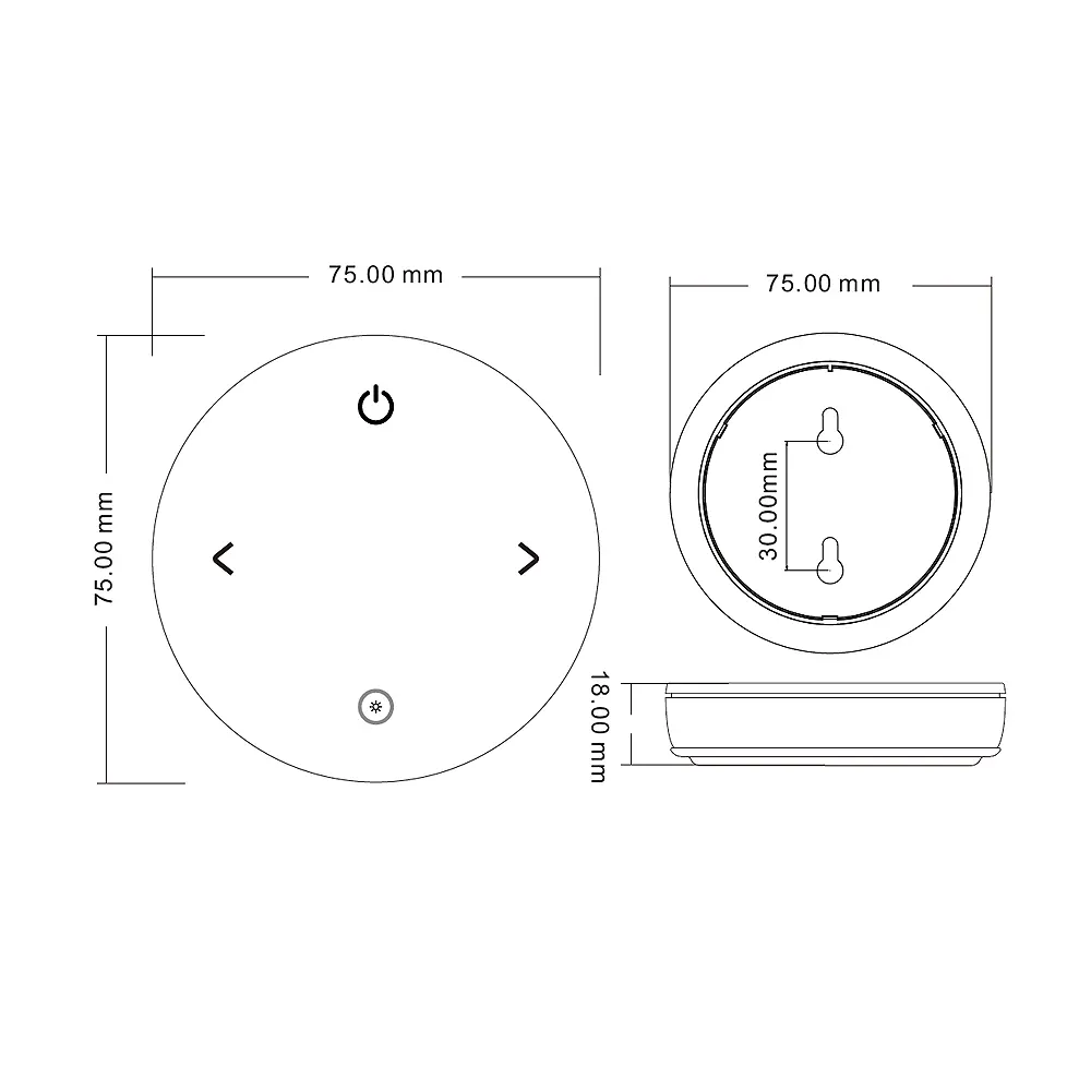 Buton LED telecomanda - CCT - 1 zonă - RK4-2 [2]