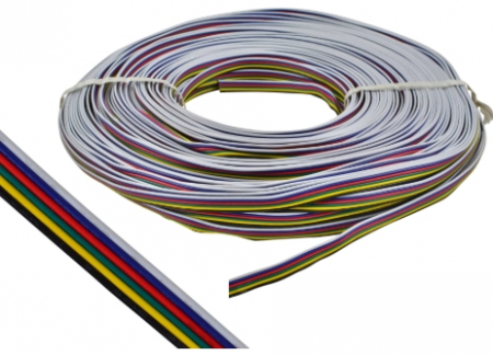 Kiegészítők LED szalag - Cablu banda LED RGBCCT 6x0.5mm