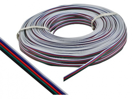 Kiegészítők LED szalag - Cablu banda LED RGBW 5x0.5mm