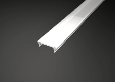 Profil LED 12 incastrat rigips - Capac universal  alb de 2 m tip 3