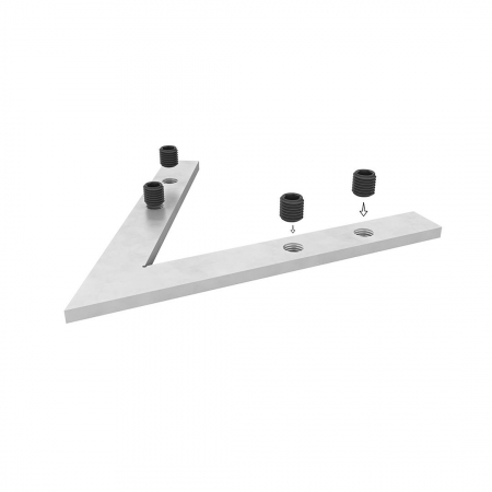 Profil LED P20-1 - Conector unghiular 60°