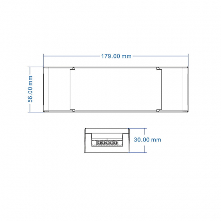 Controler cu alimentare cu tensiune LED - 12V 75W - 230V - PB-75-12 [1]