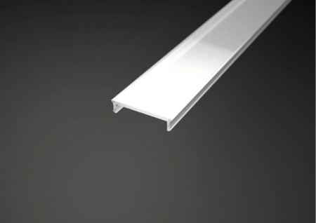 Profil LED 5 incastrat rigips - Dispersor alb de 2m pentru profil incastrat 5