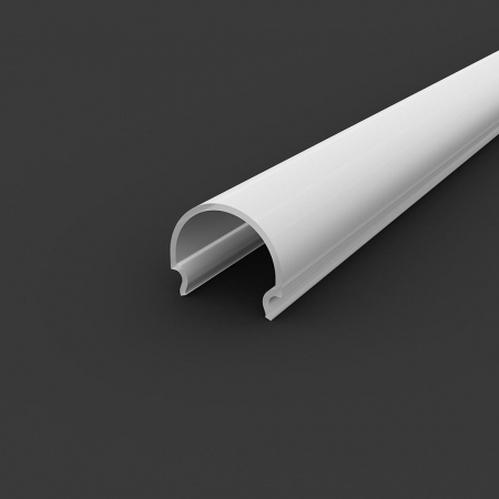 Profil LED P4-1 aplicat - Dispersor C22 Alb Opal 2M