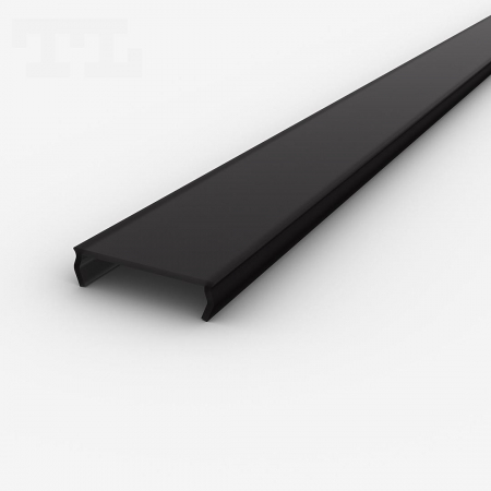 Profil LED P13-10 - Dispersor C15 Negru 2M