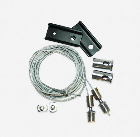 Mágneses sín 20 mm - Függesztő készlet (2 darabos szett)