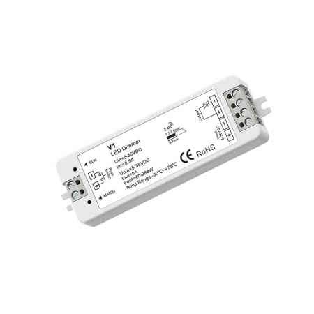 LED Dimmer - Mono - 1 zona - Panou cu suport 3V + Receptor - Set [3]