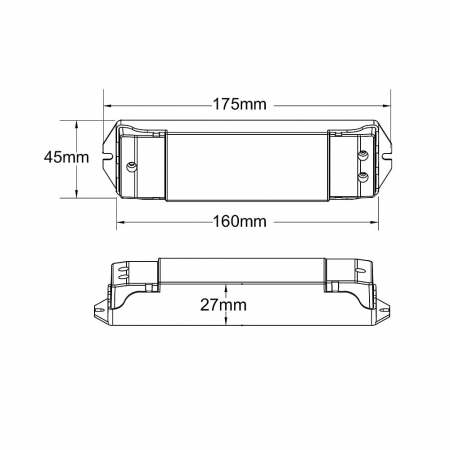 LED Dimmer - Mono - 12-48V DC 1x15A - Triac Control 230V - V1-S [3]