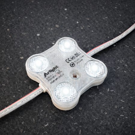 LED modulok - Modul LED Arlight chip 12V • 1.44W • 170°• 230lm • 4000K • IP68