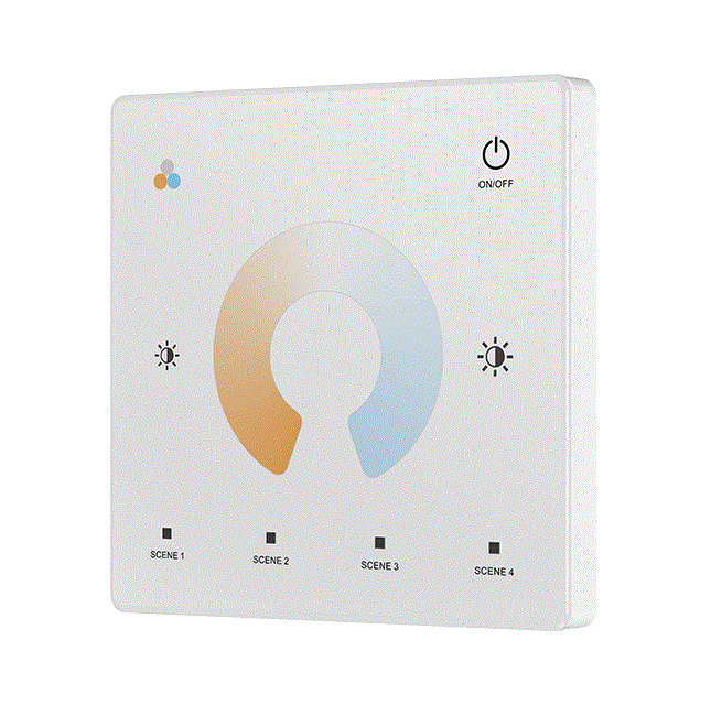 LED szalag vezérlő - Panou LED montat pe perete - CCT - 1 zona - 3V - TW2(W)