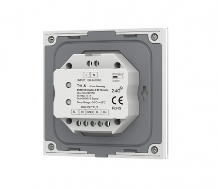 Panou LED montat pe perete - Mono - 1 zonă - 230VAC - T11-S(W) [1]