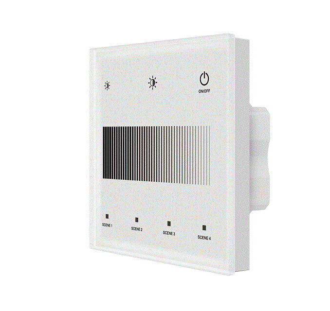 LED szalag vezérlő - Panou LED montat pe perete - Mono - 1 zonă - 230VAC - T11-S(W)