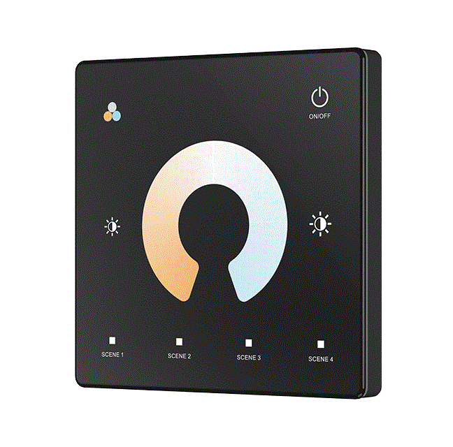 LED szalag vezérlő - Panou LED montat pe perete - CCT - 1 zona - 3V - TW2(B)