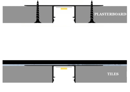 Profil LED de 2m Incastrat 12 [2]