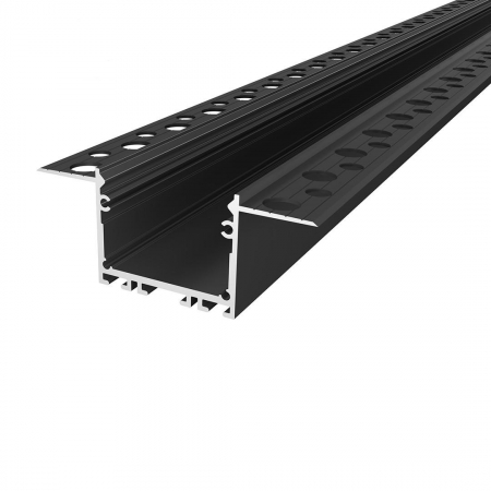 LED profilok - Profile LED GK22-7 Aluminiu Negru 2M