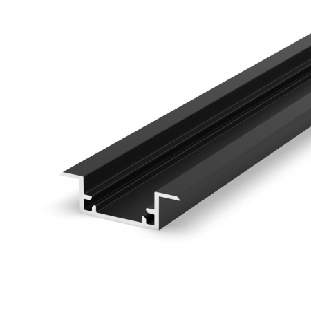 Profil LED P11-2 - Profile LED P11-2 Aluminiu Negru 2M