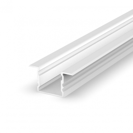 Profil LED P18-2 Incastrat - Profile LED P18-2 Aluminiu Alb 2M