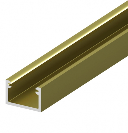Profil LED P4-2 aplicat - Profile LED P4-2 Aluminiu Aur 2M