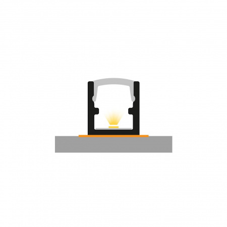 Profile LED P4-4 Aluminiu Alb 2M [2]