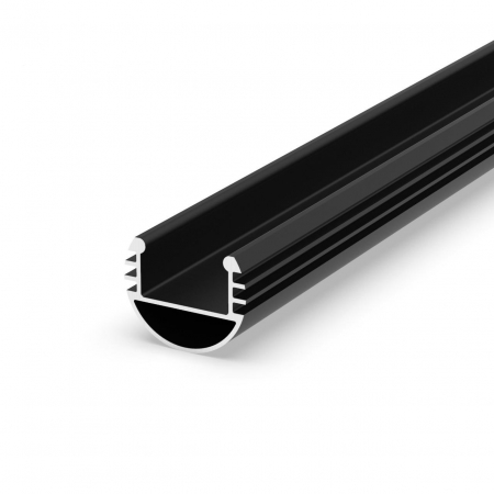 Profil LED P8-1 - Profile LED P8-1 Aluminiu Negru 2M