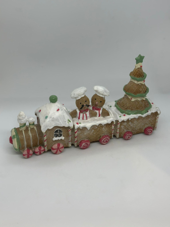 Decoratiuni de Craciun - trenulet din turta dulce