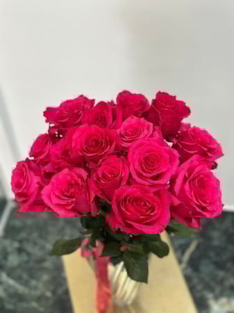 Buchete florale - Buchet floral 11 trandafiri roz