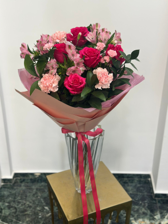 Buchete florale - Buhet floral roz inchis