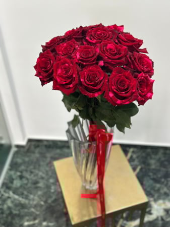 Buchete florale - Buhet floral  11 trandafiri rosii