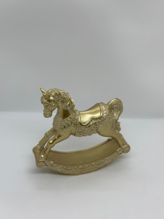 Decoratiuni de Craciun - Calut de Craciun auriu