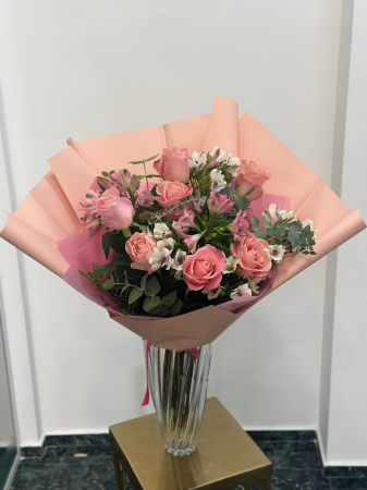 Buchete florale - Buhet floral roz deschis