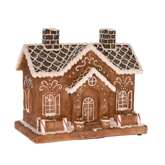 Decoratiuni de Craciun - Casuta de turta dulce cu lumini