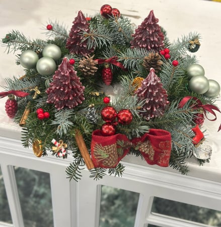 Aranjamente Craciun - Coronita de masa advent