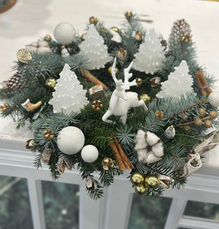 Aranjamente Craciun - Coronita de masa advent