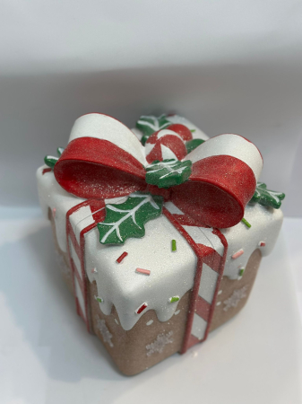 Decoratiuni de Craciun - Cutie de cadou cu iluminare