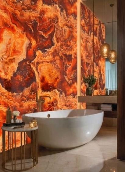 Efect Onyx Amber: Lux și Culoare