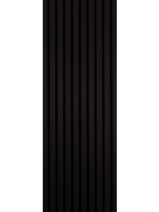 Riflaj MDF Acustic Negru Absolut 280x50cm [3]
