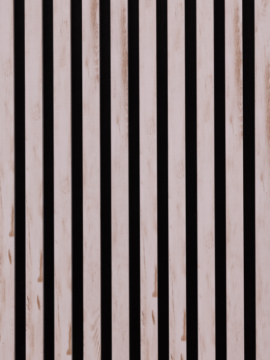 Riflaj MDF Acustic Alb Scandinav (White Wash) 280x50cm [2]