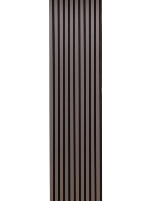 Riflaj MDF Acustic Gri Închis (Antracit) 280x50cm [3]