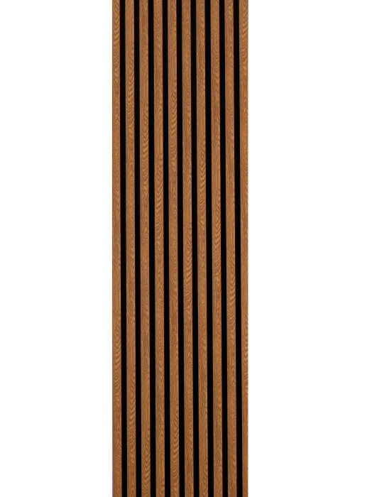 Riflaj MDF Acustic Stejar Coniac 280x50cm [3]