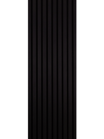 Riflaj MDF Acustic Negru Absolut 280x50cm [2]
