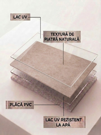 Placă PVC Aspect Onyx Peach Lucios XL [4]