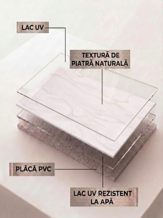 Placă PVC Calacatta Cream Mat XL [3]
