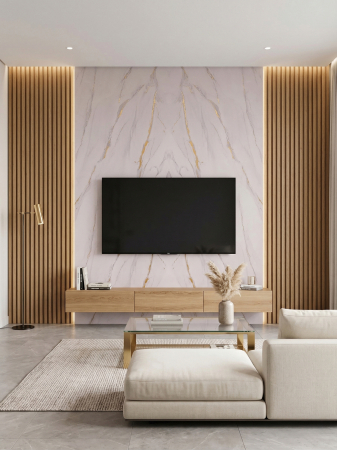 Placă PVC / SPC Marmura Imperial Gold Lucios XL [2]