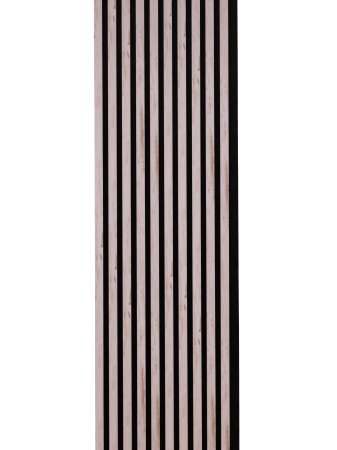 Riflaj MDF Acustic Alb Scandinav (White Wash) 280x50cm [2]