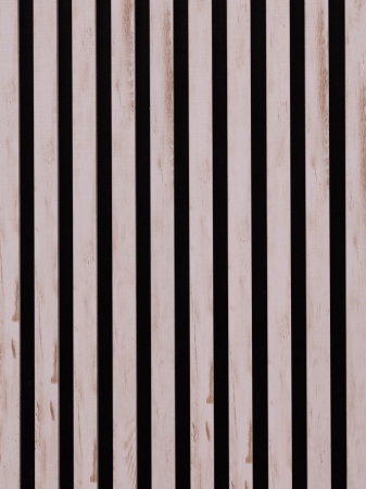 Riflaj MDF Acustic Alb Scandinav (White Wash) 280x50cm [1]